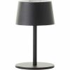 Brilliant Jona G40900/06 rechargeable LED table lamp black IP44 25 cm