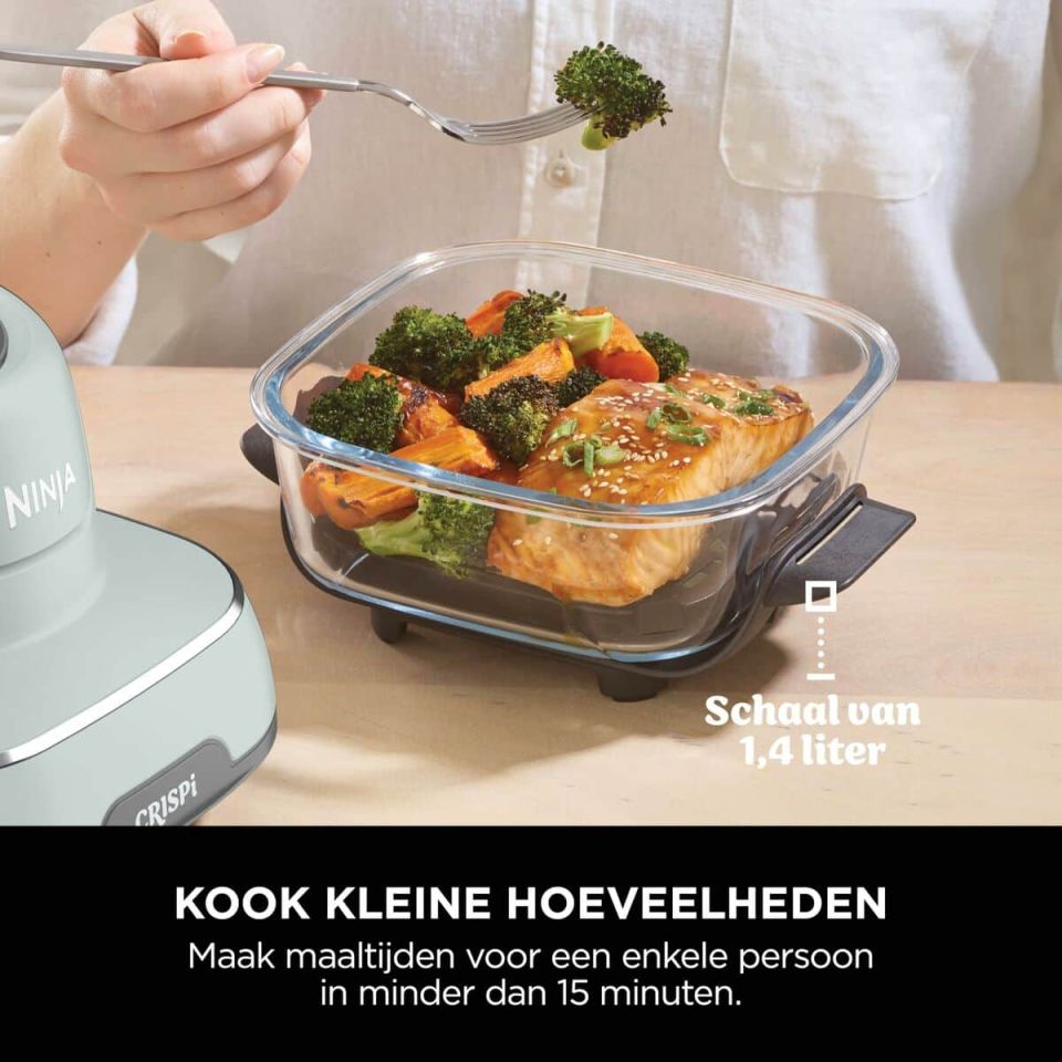 Ninja CRISPi FN101EUSG glass airfryer 3.8L green 1700W