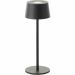 Brilliant Jona G40900/06 rechargeable LED table lamp black IP44 25 cm