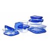 Voedselopslagcontainer Pyrex Blauw Transparant Rechthoekig