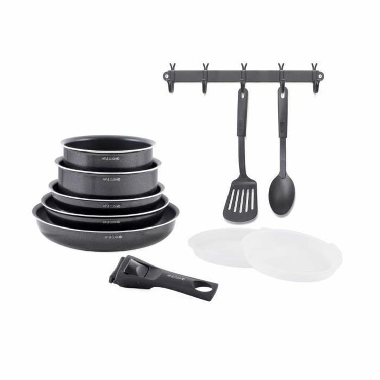 Art & Cuisine Kookpannenset 10-delig Aluminium met Antiaanbaklaag
