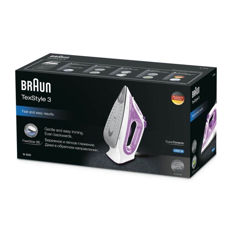Braun TexStyle 3 SI3030PU steam iron 2300 W
