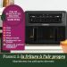 Cuisinart AFD10XBLE AirTwin XXL dual-zone airfryer 10.4L 2400W black