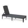 Allibert Jaipur ligstoel grafiet 4 standen 187,5 cm