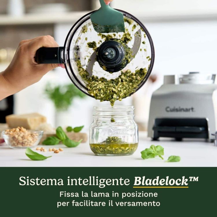 Cuisinart FlexPrep FP5E Compact Food Processor, 1.1 L, Silver, 300 W