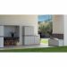 Plastiken Space Saver opbergkist 190L beige met wielen