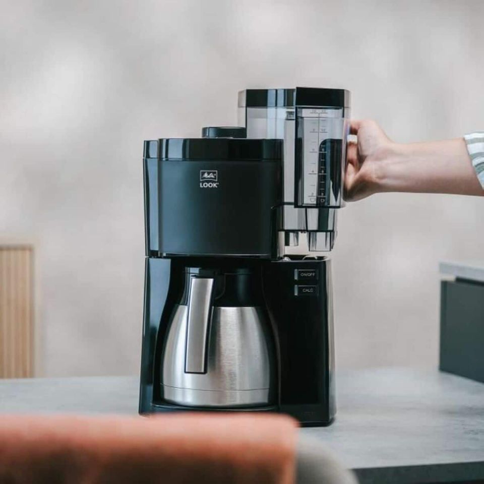 Melitta Look V Therm filterkoffiezetapparaat zwart