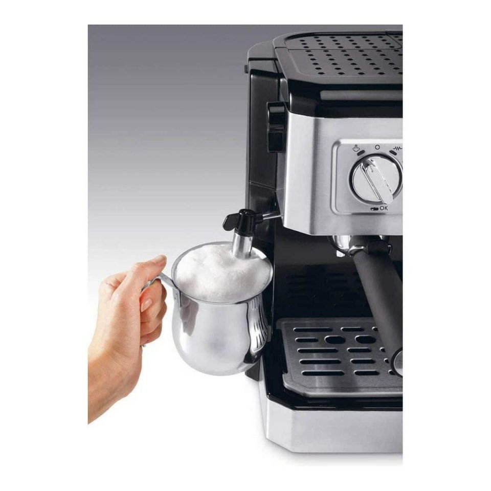 De’Longhi BCO421.S combi koffie- en espressomachine zilver/zwart