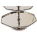 DKD Home Decor Middenstuk Zilverkleurig Acryl Aluminium