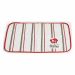 Kinvara Bon Appetit placemat wit/rood 33×48 cm set 12 stuks