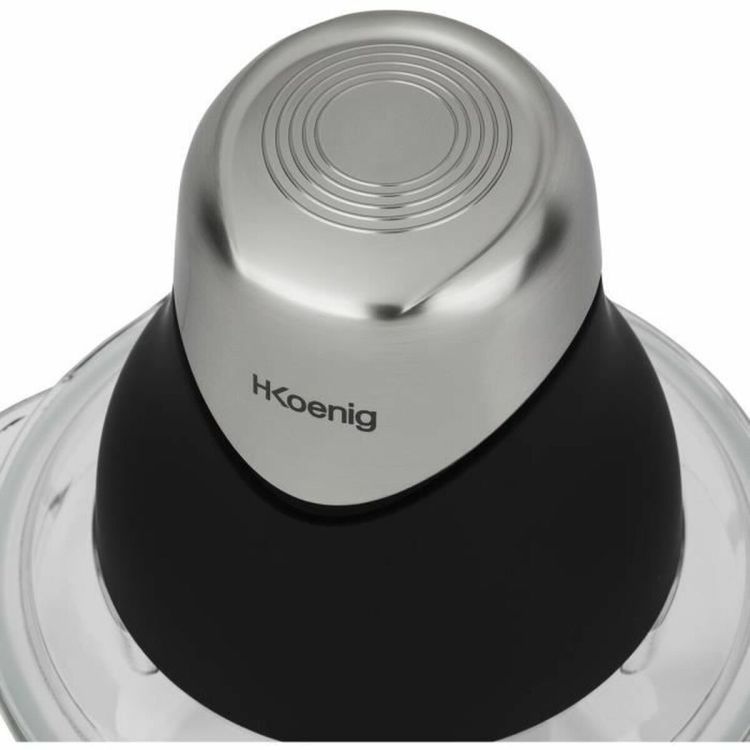 H.Koenig LEO8 mini chopper 1L glass 320W chrome