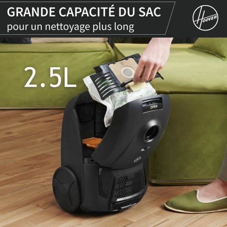 Hoover HE120PET 011 stofzuiger zwart/grijs 700W