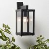 Brilliant Gaia 44482/06 buitenwandlamp zwart IP44 E27 35,5 cm