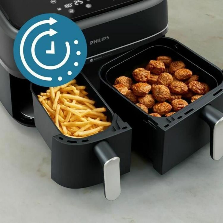 Philips NA351/00 dual basket airfryer 9L black 2750W