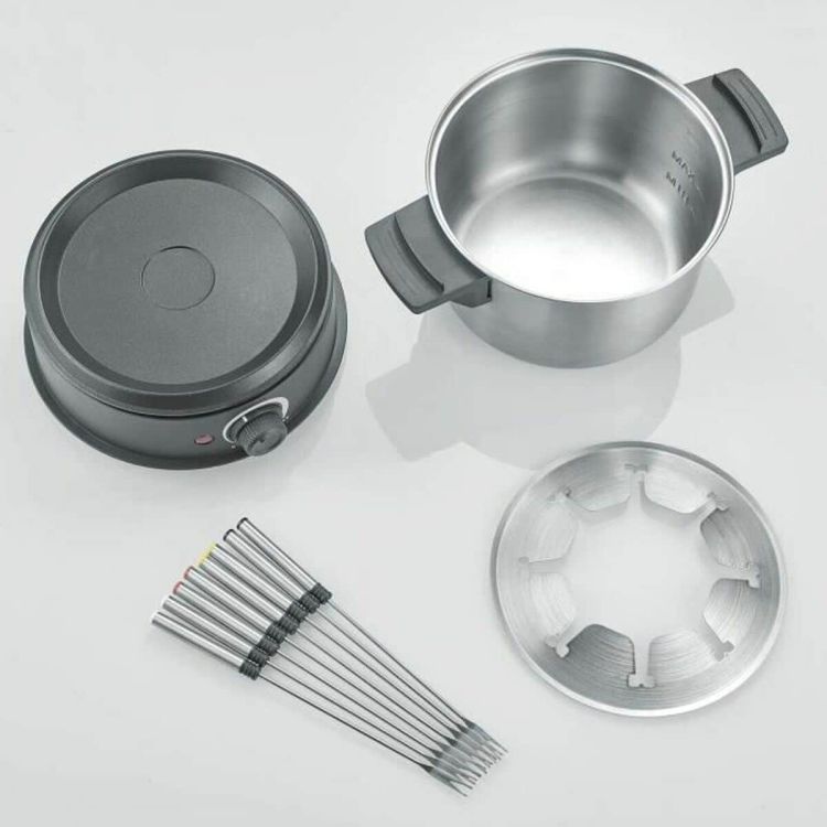 Severin FO2473 RVS fondueset 1500W 1,4 L 8 personen