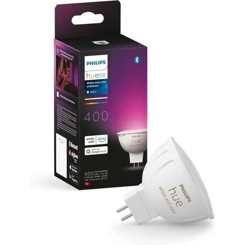 Philips Hue MR16 slimme spot GU5.3 wit kleur 400lm