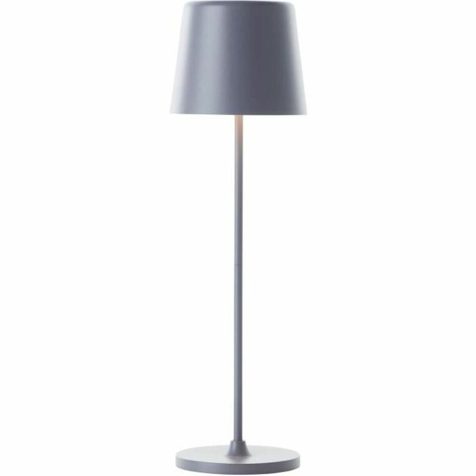 Brilliant Kaami G90939/22 rechargeable LED table lamp gray IP44 37 cm