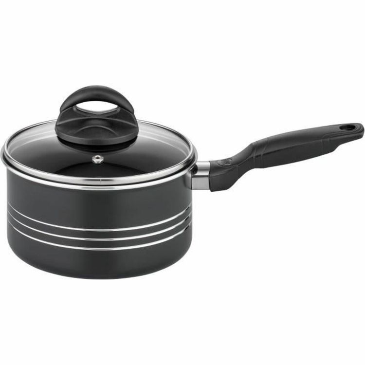 GSW Milano Nero inductie pannenset zwart 15-delig