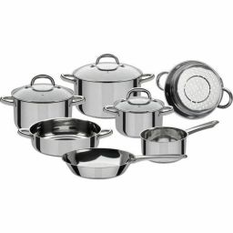 GSW Montreal stainless steel induction pan set 24 cm 10-piece