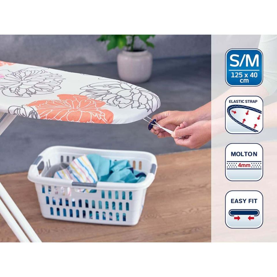 Leifheit Cotton Comfort S/M strijkplankhoes 125 x 40 cm