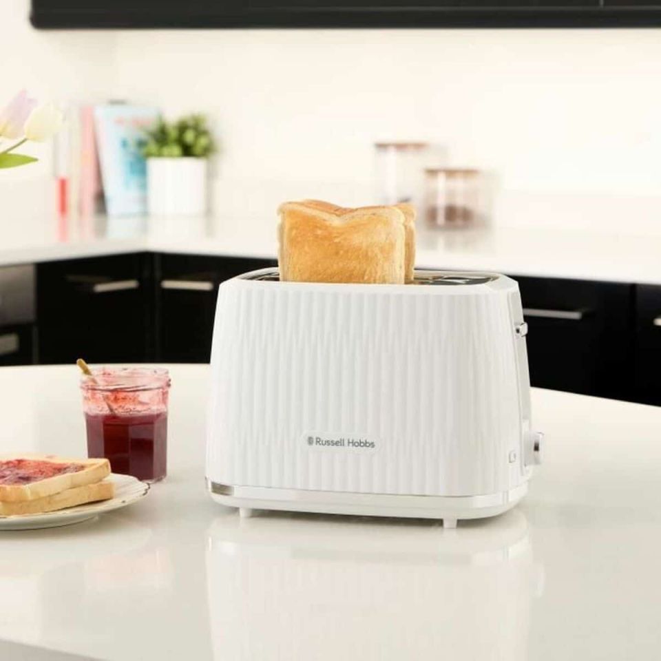 Russell Hobbs Eden 2 snedes broodrooster wit 800W