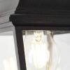 Brilliant Nissie 90992A06 buitenwandlamp zwart IP44 E27 31 cm