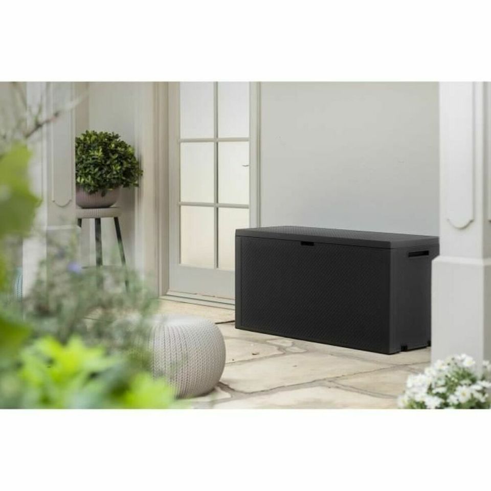 Keter Emily cushion box 270L graphite 118 cm weatherproof