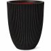 Capi Europe Vase Elegant Low Groove NL black Ø46 x H58 cm 66L