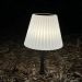 Lumisky Lady Spike Bouffant solar led table lamp white