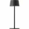 Brilliant Jona G40900/06 rechargeable LED table lamp black IP44 25 cm