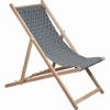 Jardin Privé Losange folding beach lounger 132x55x35 cm