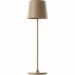 Brilliant Kaami G90939/18 oplaadbare LED tafellamp cappuccino/matgoud IP44 dimbaar