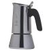 Bialetti New Venus 6-cup moka pot stainless steel silver/black