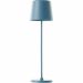 Brilliant Kaami G90939/04 rechargeable LED table lamp light blue IP44 37 cm