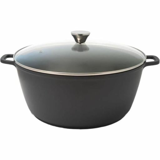 Baumalu 384942 cocotte / frying pan with lid black Ø 32 cm 10 L Pan with Lid Baumalu Black Ø 32 cm 32 cm 34 x 17 x 34 cm | Huisbest.nl