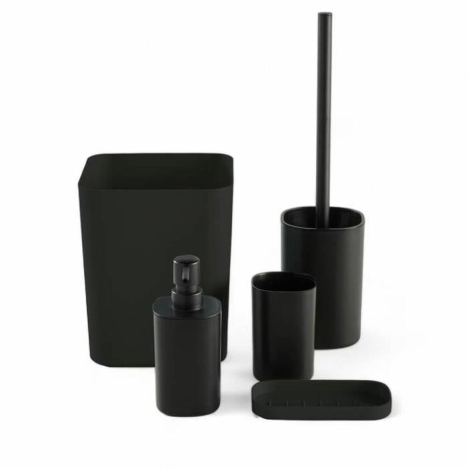 Badset TODAY HOY Zwart Plastic Modern (5 Stuks)