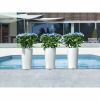 Lechuza CILINDRO Color 32 planter white 13L set