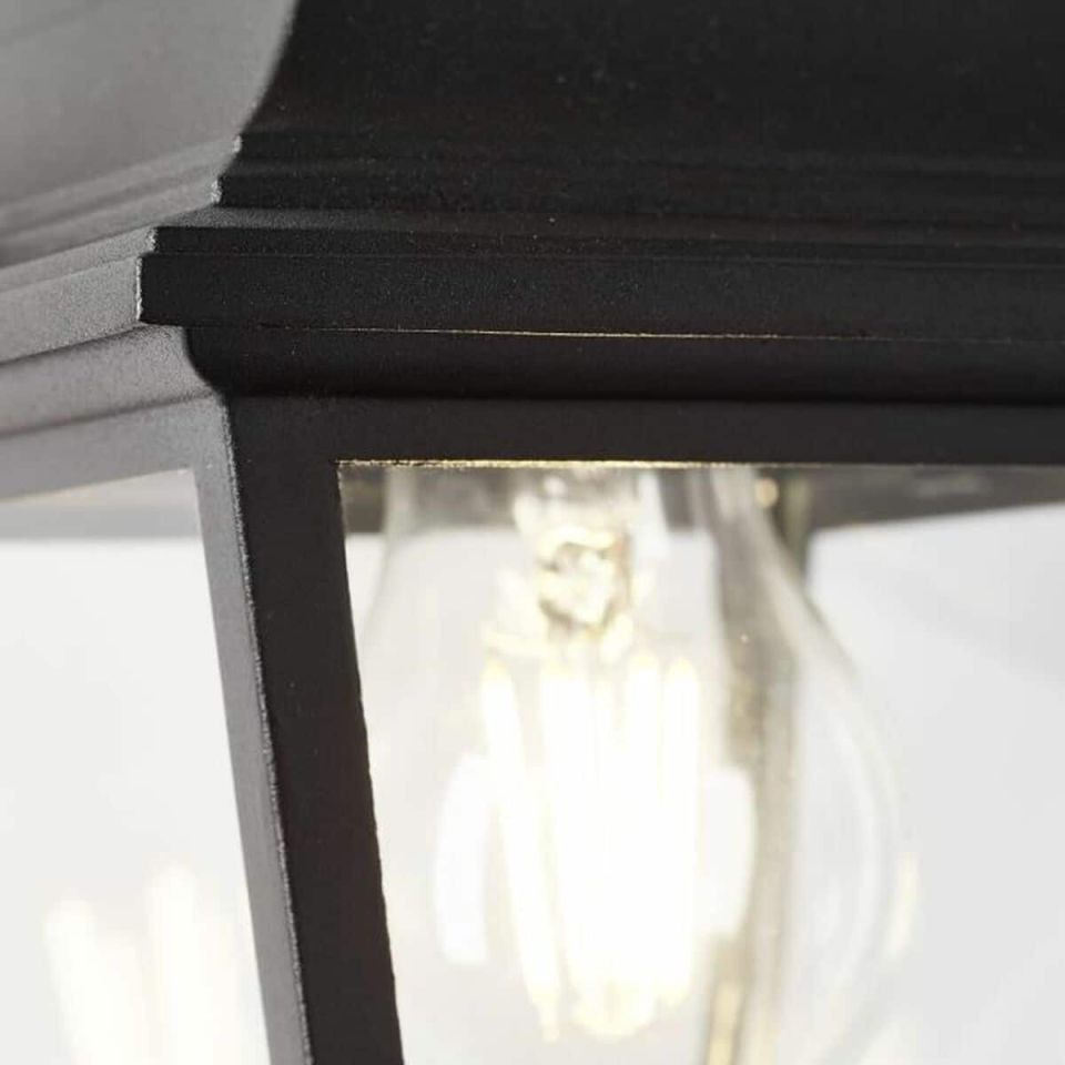 Brilliant Nissie 90992A06 buitenwandlamp zwart IP44 E27 31 cm