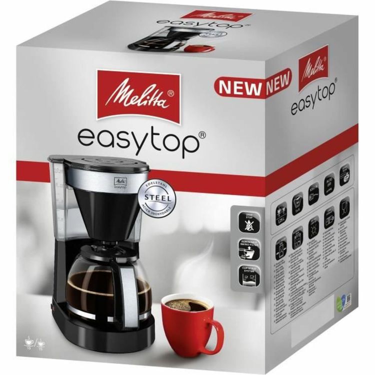 Melitta Easy Top II Filter Coffee Maker Black 1050W