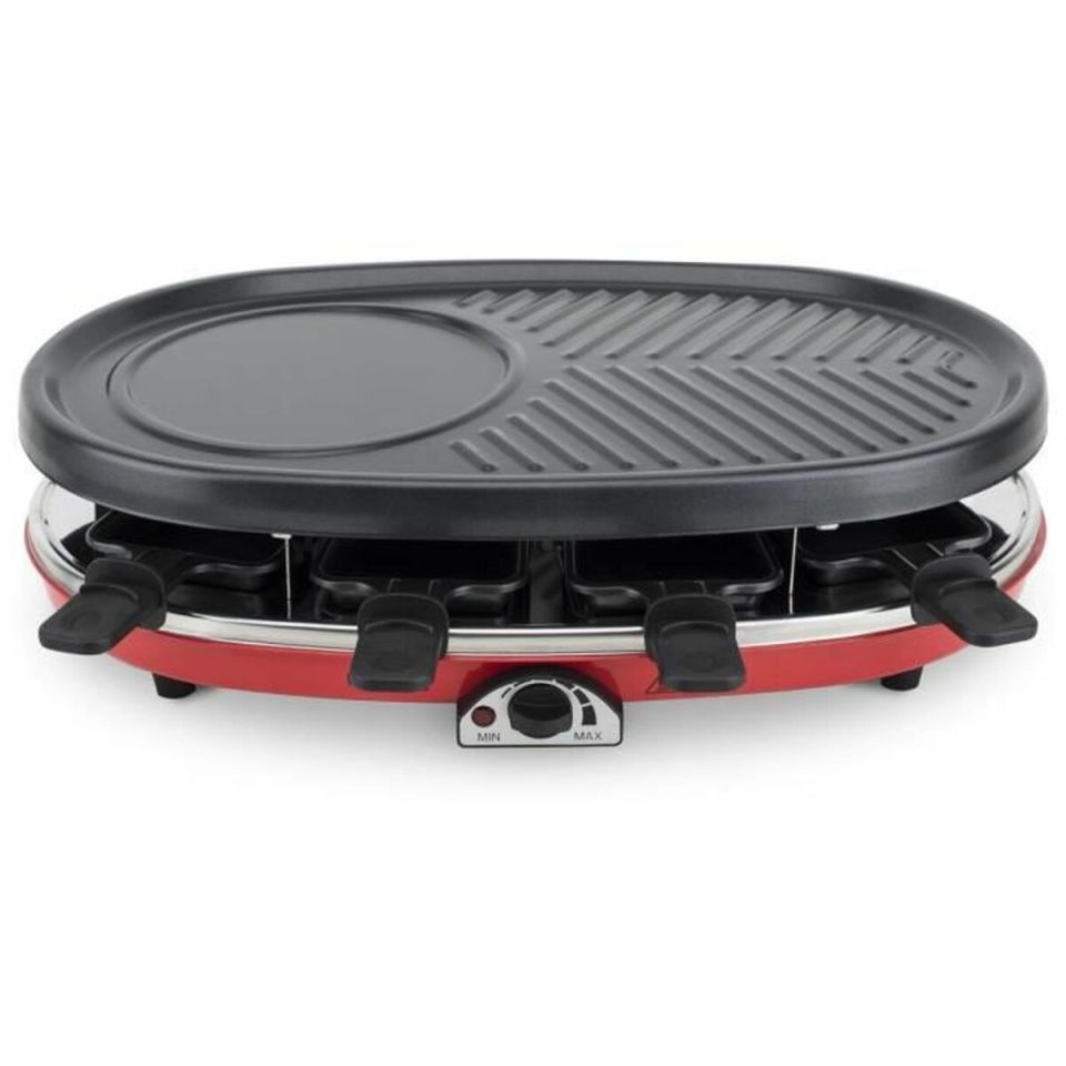 H.Koenig RP418 4-in-1 Raclette/Gourmet Set for 8 People, 1500W