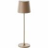 Brilliant Kaami G90939/18 oplaadbare LED tafellamp cappuccino/matgoud IP44 dimbaar