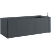 Stefanplast Natural Deluxe planter 90L anthracite