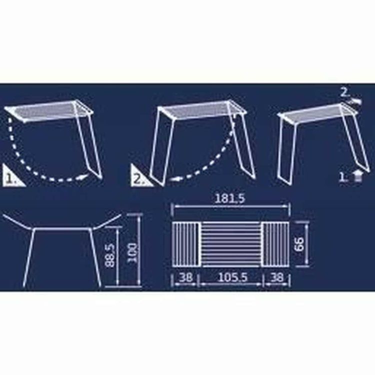Leifheit Classic 180 Solid droogrek 18 m inklapbaar