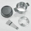 Severin FO2473 RVS fondueset 1500W 1,4 L 8 personen