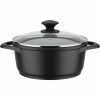 GSW Gourmet Granit inductie pannenset zwart 10-delig