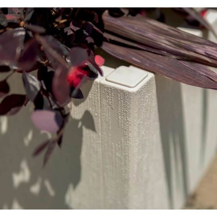 Stefanplast Ethica plantenbak met trellis 38L grafiet