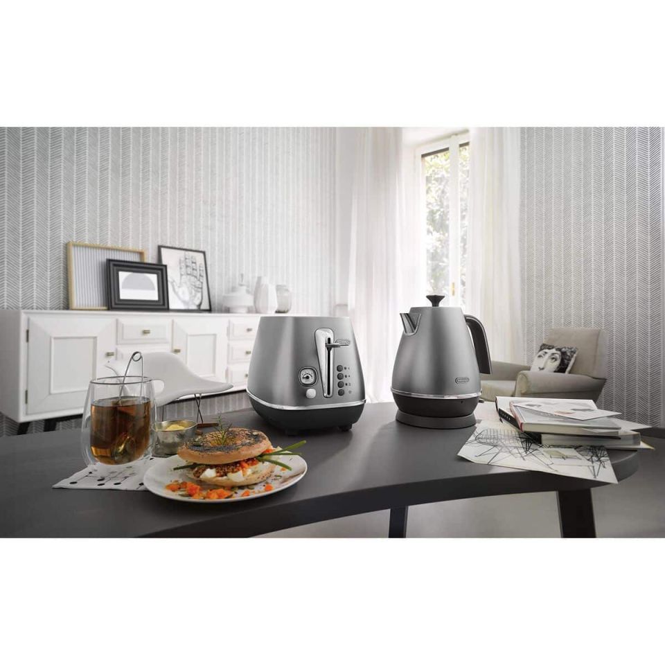 De’Longhi Distinta Flair KBI2001.S waterkoker RVS/zilver 1,7L 2000W