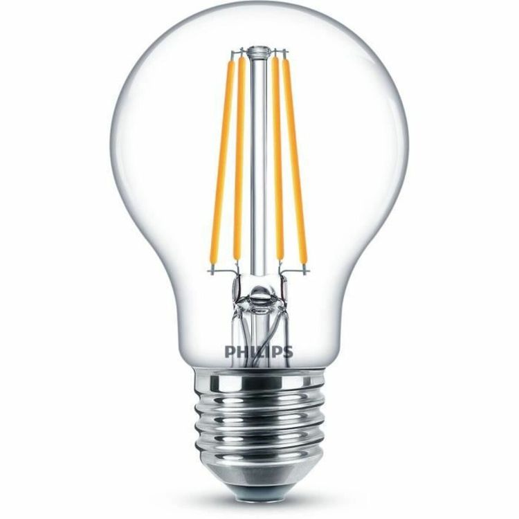 Philips filamentlamp helder 60W E27 2700K (2 stuks)