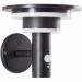 Brilliant Garvina G40405/06 LED solar outdoor wall light black with motion sensor IP44