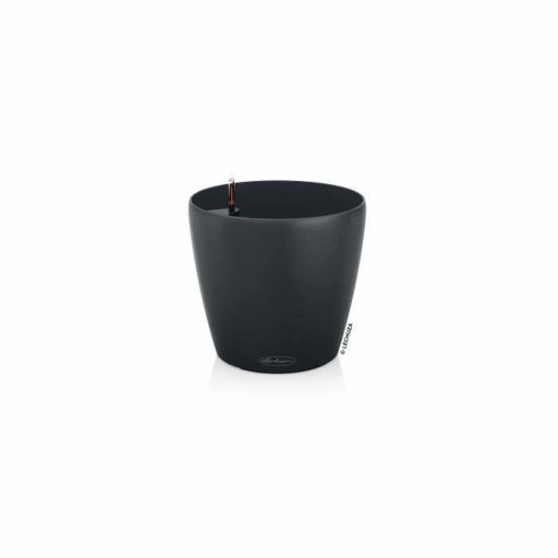 LECHUZA CLASSICO Color 28 planter slate gray Flower Pot Lechuza Gray Polypropylene Circular | Huisbest.nl